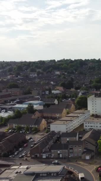 Aerial Footage High Angle Drone View Cityscape Landscape England Great — Vídeo de Stock