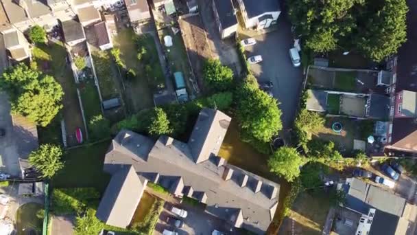 Londra Luton City Nin Yüksek Açılı Insansız Hava Aracı Görüntüsü — Stok video