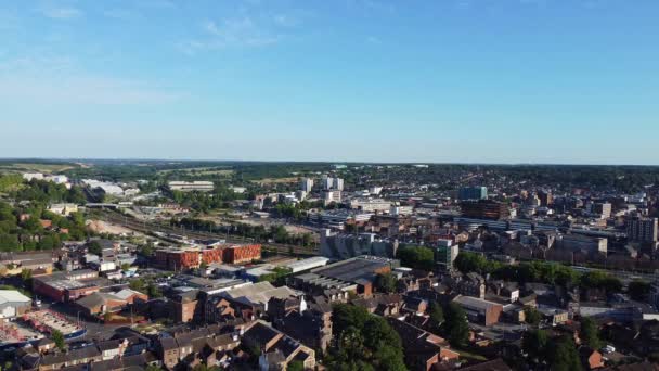 Images Aériennes Par Drone Vue Aérienne Londres Luton City England — Video