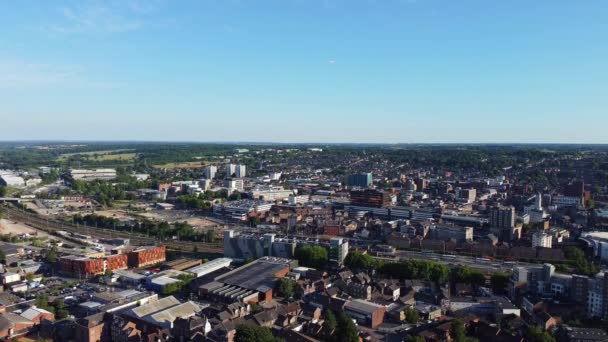 Images Aériennes Par Drone Vue Aérienne Londres Luton City England — Video