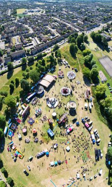 İngiltere 'nin Yüksek Açı Panoramik Hava Görüntüsü Büyük Britanya