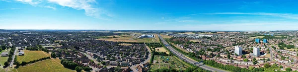 High Angle Panoramic Aerial View England Great Britain — Photo