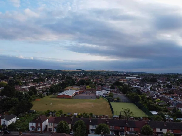 Aerial Footage High Angle View Luton Town England Residential Area — Stock Photo, Image