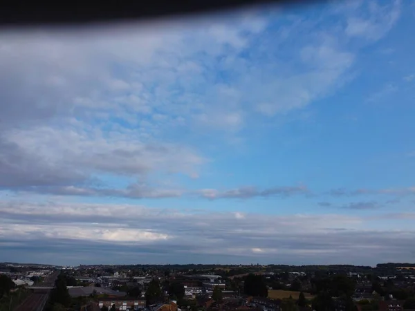 Aerial View High Angle Footage Luton Town England Night — Stockfoto