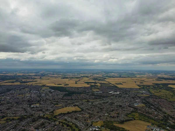 Aerial Footage Drone High Angle View London Luton City England — Stock Photo, Image