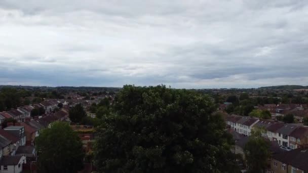 Beautiful Aerial High Angle Panoramic 360 View Gorgeous England Landscape — Vídeos de Stock
