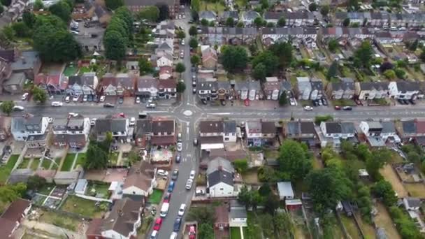 Beautiful Aerial High Angle Panoramic 360 View Gorgeous England Landscape — Stockvideo