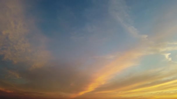 Beautiful Colourful Sunset Colourful Clouds Sky Luton Town England Great — Stock video
