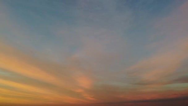 Beautiful Colourful Sunset Colourful Clouds Sky Luton Town England Great — Stock video