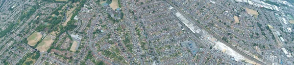 High Angle Aerial Panoramic View Luton Town England — Stock fotografie