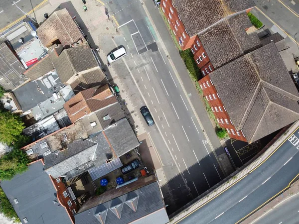 Beautiful Aerial Footage High Angle Views Central London Luton City — Fotografia de Stock