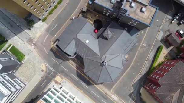 Beautiful Aerial Footage High Angle Views Central Luton City England — Video Stock