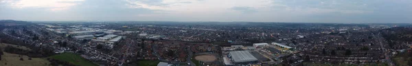 Most Beautiful Aerial Panoramic Footage High Angle View England Great — Stockfoto