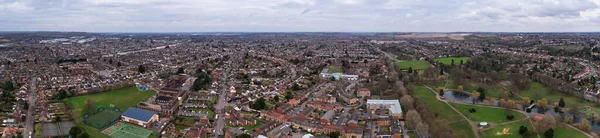 Most Beautiful Aerial Panoramic Footage High Angle View England Great — Stock Photo, Image