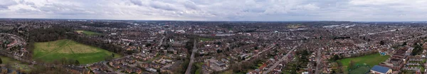 Most Beautiful Aerial Panoramic Footage High Angle View England Great — Stock Photo, Image
