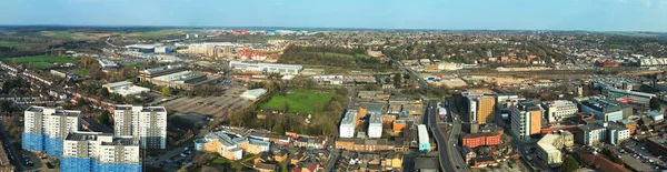 Most Beautiful Aerial Panoramic Footage High Angle View England Great — Stockfoto