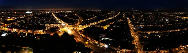 Most Beautiful Aerial Panoramic Footage High Angle View England Great — Stockfoto