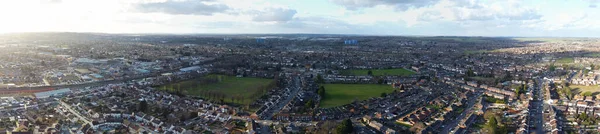 Найбільш Красиві Панорамні Кадри Повітря Високий Кут Огляду Кутів Англії — стокове фото