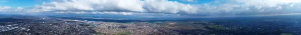 Most Beautiful Aerial Panoramic Footage High Angle View England Great — Φωτογραφία Αρχείου
