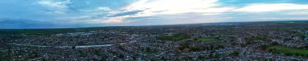 Most Beautiful Aerial Panoramic Footage High Angle View England Great — Photo