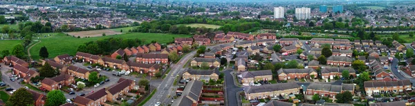 Most Beautiful Aerial Panoramic Footage High Angle View England Great — 스톡 사진