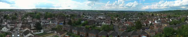 Nejkrásnější Letecké Panoramatické Záběry High Angle View Anglie Velká Británie — Stock fotografie