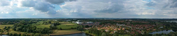 Most Beautiful Aerial Panoramic Footage High Angle View England Great — Foto de Stock