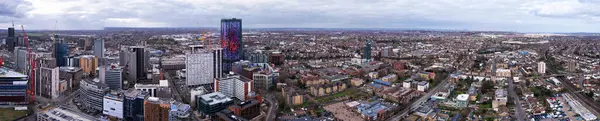 Most Beautiful Aerial Panoramic Footage High Angle View England Great — стоковое фото