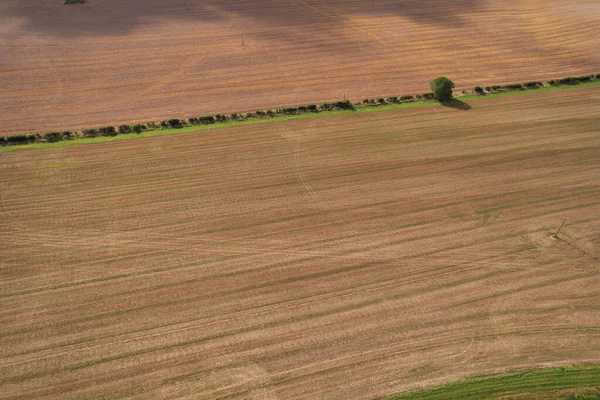 Aerial Footage High Angle View British Countryside Drone Footage — ストック写真