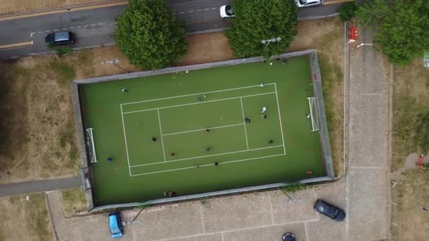 Aerial View Playground Luton England — Vídeo de stock