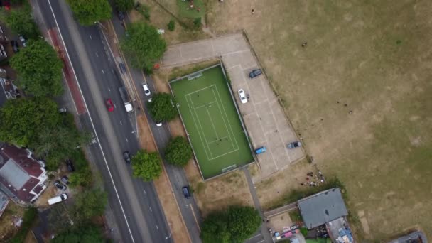 Aerial View Playground Luton England — Stockvideo