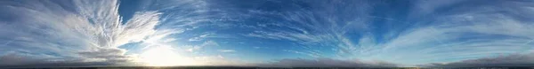 Aerial View Clouds Sunrise Morning Time Great Britain Drone Footage — Stockfoto