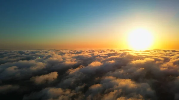 Dramatic Sky and Moving Clouds over Luton Town of England. British City