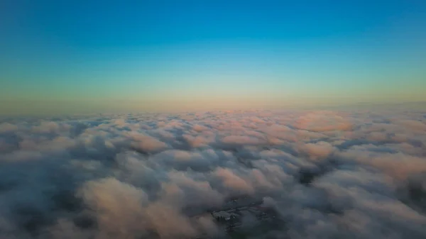 Dramatic Sky Moving Clouds Luton Town England British City — Zdjęcie stockowe