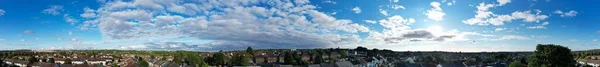 Dramatic Sky Moving Clouds Luton Town England British City — Stock Photo, Image