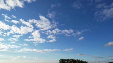 Dramatic Sky and Moving Clouds over Luton Town of England. British City