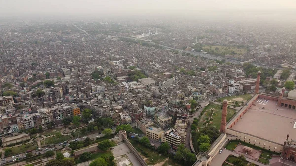 Високий Кут Огляду Лахор Сіті Трафік Лахор Столиця Пакистанської Провінції — стокове фото