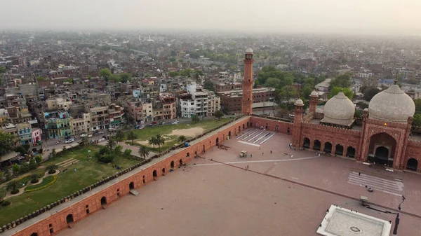 Королівська Мечеть Лахорі Пакистан Мечеть Бадшахі Королівська Мечеть Англ Royal — стокове фото