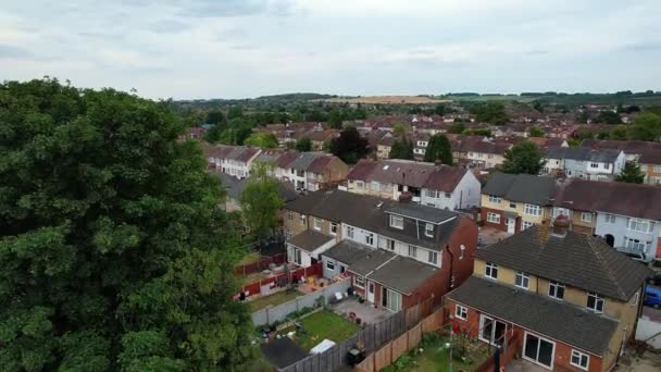 Beautiful Aerial Footage City Centre Luton Town England Great Britain — Vídeos de Stock