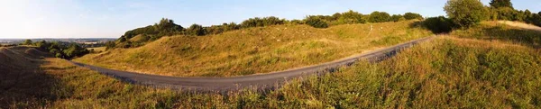 Beautiful Air View British Countryside Sharpenhoe Clappers England — стокове фото