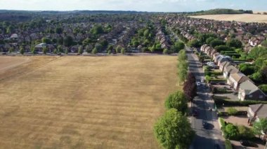 Aerial View of Barnfield College. It is the largest further education college in Bedfordshire, England, with two campuses in Luton. The New Building and Renovations are currently in progress.