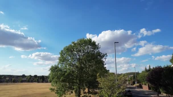Вид Повітря Коледж Барнфілд Найбільший Навчальний Заклад Бедфордширі Англія Двома — стокове відео