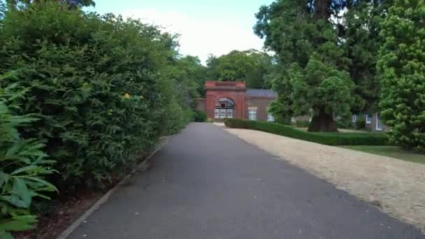 Wardown House Museum Gallery Wardown Public Park New Bedford Road — Stock video