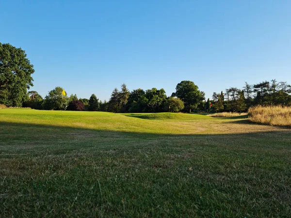 Beautiful View Stockwood Park Luton Free Access Public Park Golf — 图库照片