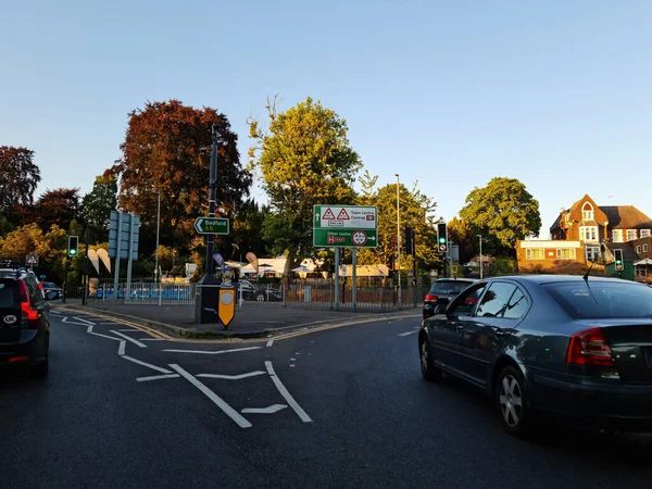 Düşük Açı Şehir Merkezi Luton Görünümü 