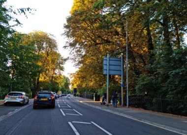 Düşük Açı Şehir Merkezi Luton Görünümü 