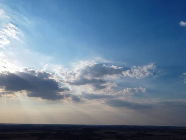 Dunstable downs and Hills of England. Beautiful Landscape view of Dunstable Downs England Great Britain, Sunset Time