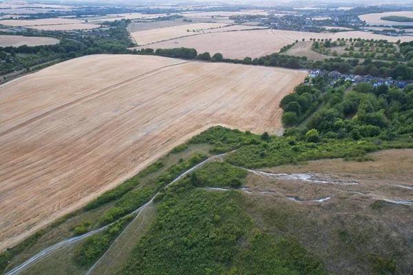 Dunstable downs and Hills of England. Beautiful Landscape view of Dunstable Downs England Great Britain, Sunset Time