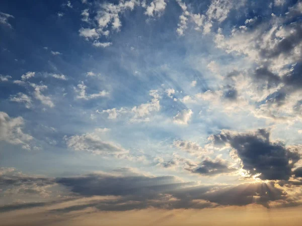 Dramatic Clouds Sky Dunstable Downs England — Stock Photo, Image