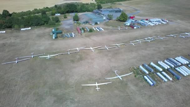 Inglaterra Reino Unido Bedfordshire Agosto 2022 Imágenes Aéreas Del Aeropuerto — Vídeo de stock